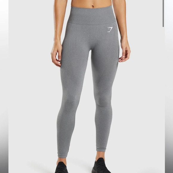Size small high waisted gray gymshark leggings in excellent like-new condition - Picture 1 of 5